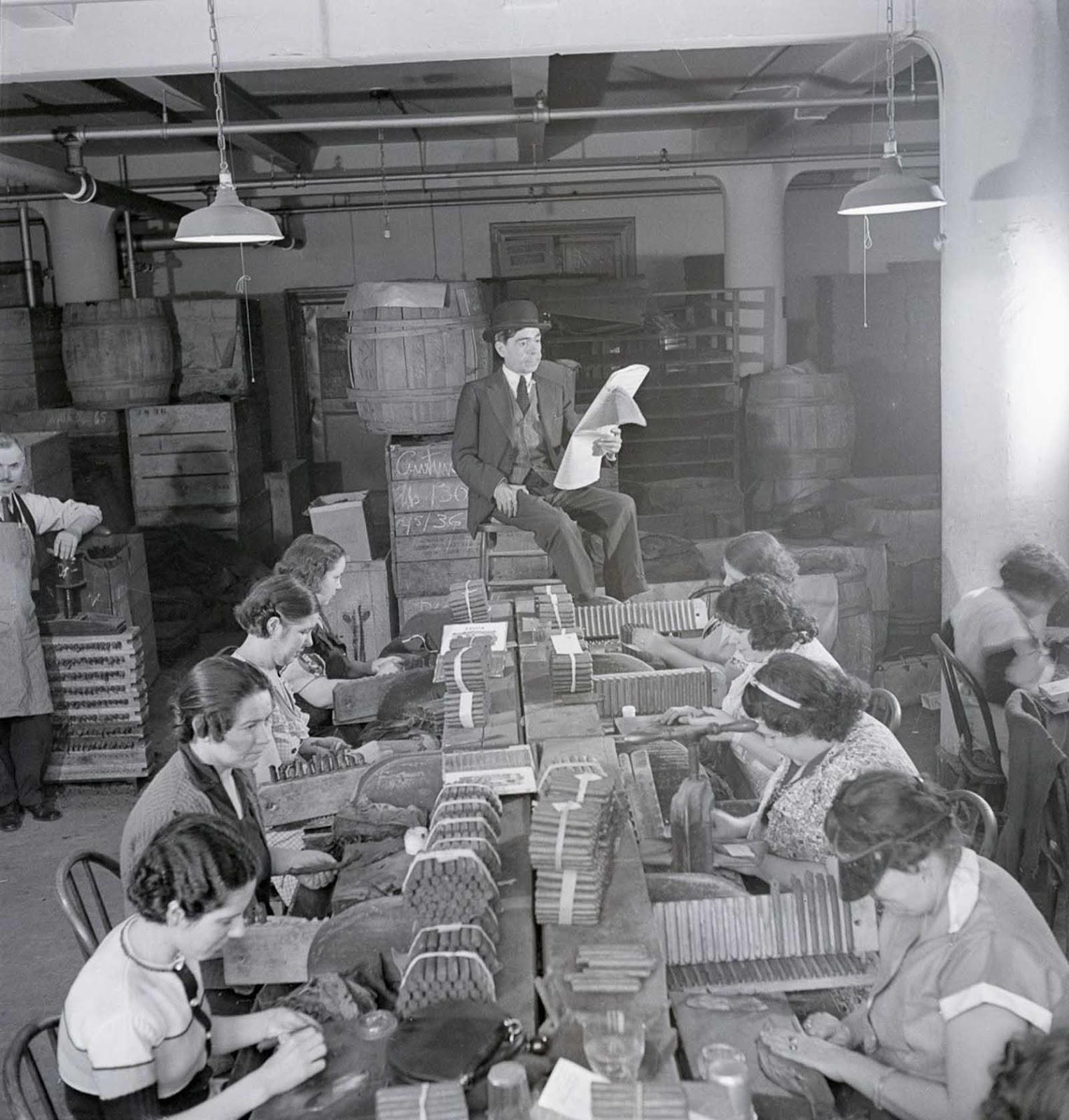 Factory workers endured long, repetitive shifts, but the tradition of hiring a “lector” to read news, or novels, aloud offered both education and relief from monotony.